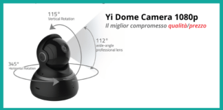 Yi Dome Camera 1080p – Recensione completa Yi Dome Camera 1080p - Recensione completa