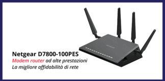Netgear D7800-100PES Nighthawk – Recensione completa Netgear D7800-100PES Nighthawk - Recensione completa