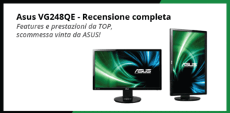 ASUS VG248QE monitor da gaming – Recensione completa ASUS VG248QE Monitor PC - Recensione completa