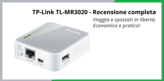 TP-LINK TL-MR3020 router portatile – Recensione completa TP-Link TL-MR3020 recensione del router portatile
