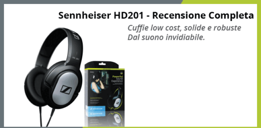 SENNHEISER HD 201 - Recensione completa