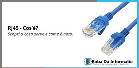 Cos’è un RJ45? Cos'è un RJ45?