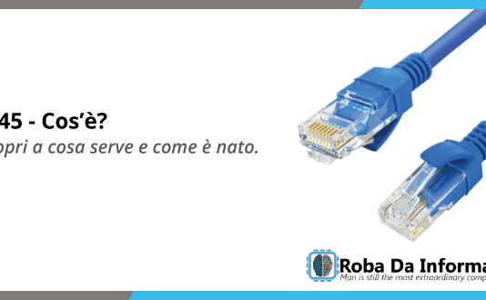 Cos’è un RJ45? Cos'è un RJ45?