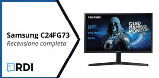 Samsung C24FG73 Gaming Monitor – Recensione completa Samsung C24FG73 recensione