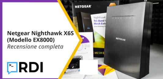 Netgear Nighthawk X6S- EX8000 – Recensione completa netgear nighthawk x6s ex8000 recensione
