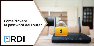 Come trovare la password del router Come trovare la password del router