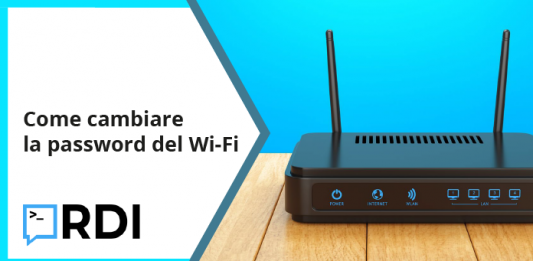 Come cambiare la password del Wi-Fi