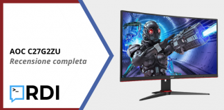 AOC C27G2ZU Gaming Monitor – Recensione completa AOC C27G2ZU Gaming Monitor - Recensione completa