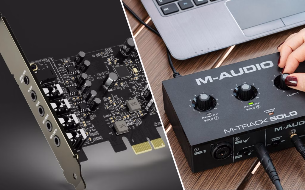 Scheda audio interna o esterna: differenze e quale scegliere