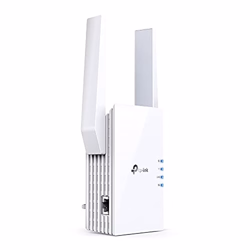 TP-Link RE605X Ripetitore Mesh WiFi 6 AX1800Mbps, 2 Antenne Esterne, Amplificatore WiFi Extender, WiFi Booster, 1 Porta Gigabit Ultraveloce, Amplificatore Segnale Wi-Fi, Easymesh, Beamforming