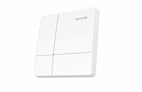 Tenda Access Point Wifi Punto di Accesso Wireless, Gigabit Porta Ethernet 10/100/1000 Mbps AC1200 MU-MIMO, Dual-band Access Point 5Ghz&2.4Ghz, PoE 802.3af, Montaggio a Soffitto o a Parete, Bianco(I24)