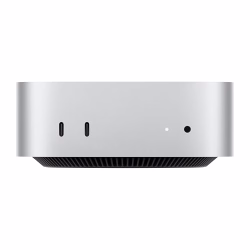 Apple Mac mini Computer desktop con chip M4, CPU 10-core e GPU 10-core): 16 GB di memoria unificata, 256 GB di archiviazione SSD, Gigabit Ethernet. Compatibile con iPhone/iPad