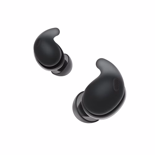 Sony LinkBuds Fit - Cuffie True Wireless Bluetooth con Noise Cancelling - Comfort a lungo, IPX4, High-Res Audio, modalità Ambient Sound, batteria fino a 21 ore, Multipoint, iOS e Android - Black