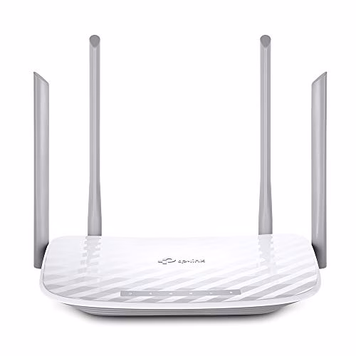 TP-Link Archer C50 Router Wi-Fi AC1200, Dualband 300 Mbps/2.4 GHz e 867 Mbps/5 GHz, IPv6, Bianco
