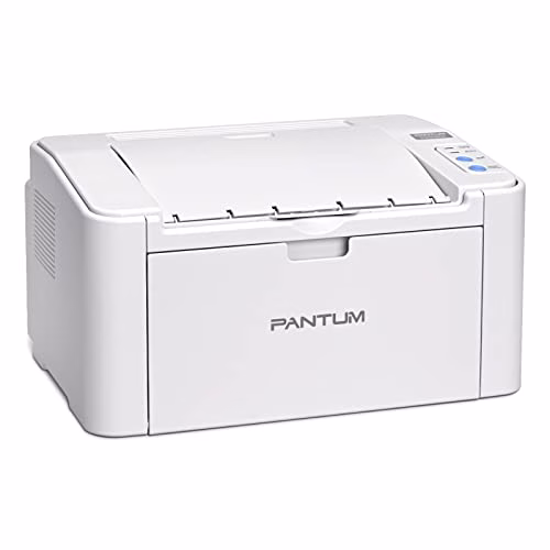 PANTUM P2502W Stampante Laser Wifi, Bianco e Nero, 22 ppm, USB,Compatta a Funzione Singola per Casa Piccola Ufficio