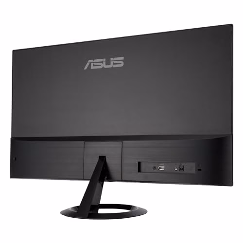 ASUS VZ27EHF Monitor Gaming Eye Care da 27” pollici, Full HD (1920x1080), IPS, Frameless, 100 Hz, Adaptative-Sync, Tempo di Risposta 1 ms, HDMI, Filtro Luci Blu, Antisfarfallio, Nero