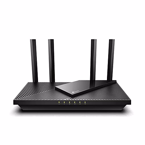 TP-Link Archer AX55 Router WiFi 6 Dual-Band AX3000Mbps, 5 Porte Gigabit, 1 Porta USB 3.0, TP-Link HomeShield, OneMesh, Router F (FTTH | FTTB | Ethernet), Tether App, Compatibile con Alexa