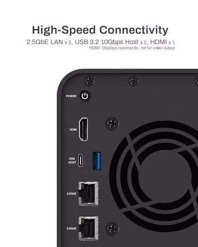 TERRAMASTER F2-424 NAS Storage 2Bay - CPU N95 Quad-Core, 8GB DDR5 RAM, 2.5GbE Port x 2, Network Attached Storage ad Alte Prestazioni (Diskless)