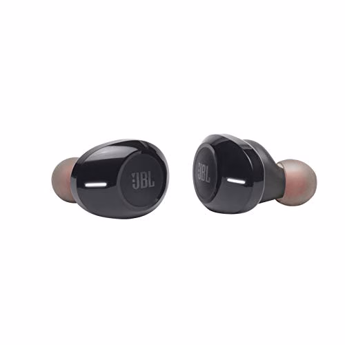 JBL TUNE 125TWS Cuffie In-Ear True Wireless Bluetooth, Auricolari senza Fili con Microfono Integrato per Musica, Chiamate e Sport, Fino a 32h di Autonomia, Custodia di Ricarica, Colore Nero