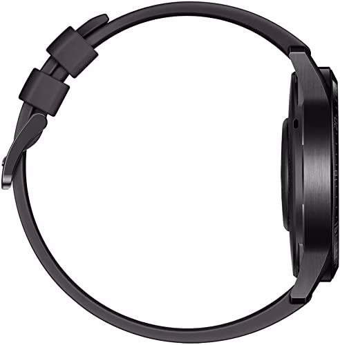 Smartwatch HUAWEI Watch GT 2 46 mm con adattatore Huawei AP52, GPS, 15 modalità di allenamento, display del quadrante in vetro 3D, chiamata tramite Bluetooth, Matte Black