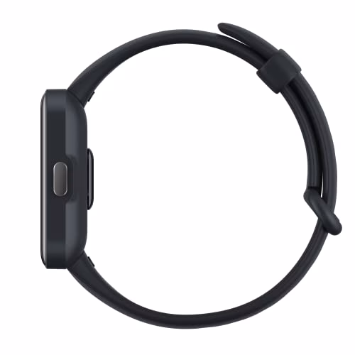 Xiaomi Redmi Watch 2 Lite Orologio Smart, Display da 1.55 ", Fino a 10 Giorni di Autonomia, GPS indipendente, Resistente all'acqua, 100 Modalità di Allenamento, Nero, Versione Italiana