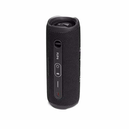 Cassa JBL Flip 6 Speaker Bluetooth Portatile, Cassa Altoparlante Impermeabile e Antipolvere IPX67, Compatibile con JBL PartyBoost, Fino a 12h di Autonomia, Nero