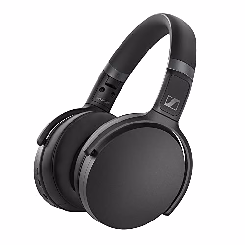 Sennheiser HD 450BT Cuffie Wireless/Bluetooth con Cancellazione Attiva del Rumore, Nero, Circumaurali