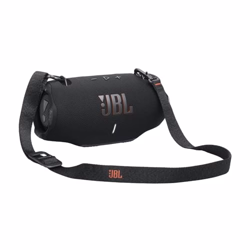 JBL Xtreme 4, Speaker Bluetooth Portatile, Cassa Altoparlante Wireless Waterproof e Resistente alla Polvere IP67, con Tracolla, Ricarica Rapida, Powerbank Integrato, fino a 24h di Autonomia, Nero