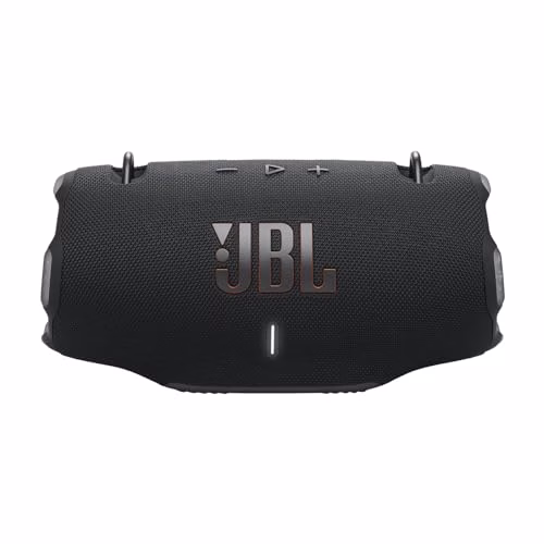 JBL Xtreme 4, Speaker Bluetooth Portatile, Cassa Altoparlante Wireless Waterproof e Resistente alla Polvere IP67, con Tracolla, Ricarica Rapida, Powerbank Integrato, fino a 24h di Autonomia, Nero