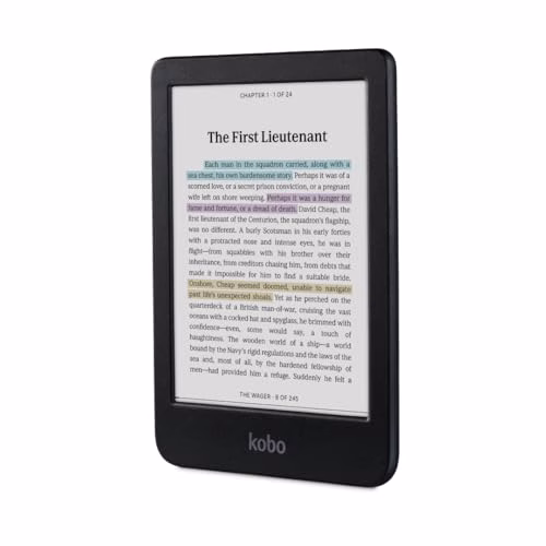 Kobo Clara Colour | eReader | Display antiriflesso a colori E Ink Kaleido™ 3 da 6” | Modalità Scura| I Audiolibri | Impermeabile | Nero