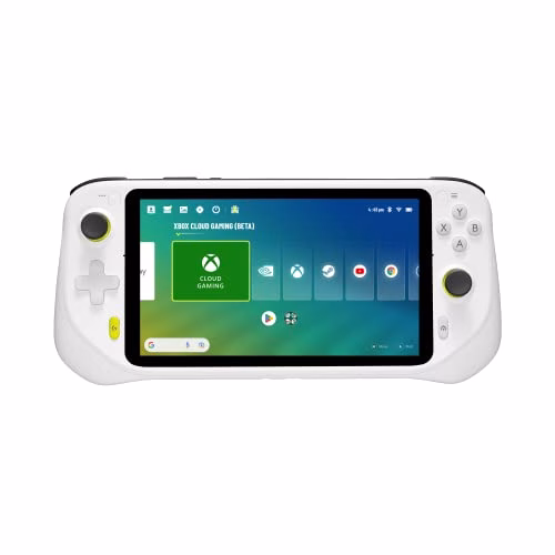 Logitech G Cloud Console Gaming Portatile con Batteria a Lunga Durata, Touchscreen 7 Pollici 1080P, Design Leggero, Xbox Cloud Gaming, NVIDIA GeForce NOW, Google Play, Presa EU, Bianco
