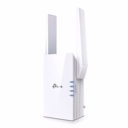TP-Link RE605X Ripetitore Mesh WiFi 6 AX1800Mbps, 2 Antenne Esterne, Amplificatore WiFi Extender, WiFi Booster, 1 Porta Gigabit Ultraveloce, Amplificatore Segnale Wi-Fi, Easymesh, Beamforming