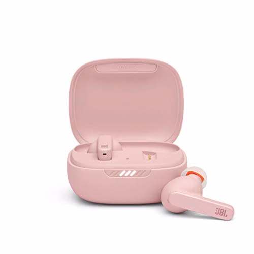 JBL LIVE PRO+ TWS Cuffie In-Ear True Wireless, Auricolari Bluetooth Senza Fili con Triplo Microfono Integrato e Cancellazione Attiva del Rumore, Impermeabili IPX4, fino a 28h di Autonomia, Pink
