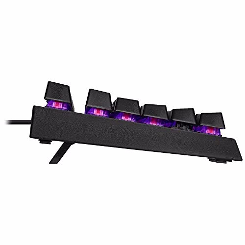 Cooler Master CK351 Tastiera Ottica Gaming (Layout IT)-Interruttori Rossi (Hot-Swappable), NKRO Completo,RGB per-Key (MasterPlus+), Poggiapolsi,Tasti Personalizzabili,Formato Completo, Cablato, QWERTY