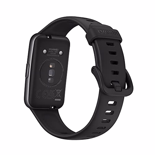 HUAWEI Band 7 Orologio Smart, Design ultra-sottile, Monitoraggio SpO2 continuo, Autonomia 14 giorni, Notifiche, Monitoraggio della salute, sonno e stress 24h, 96 modalità di allenamento, 5ATM, Nero