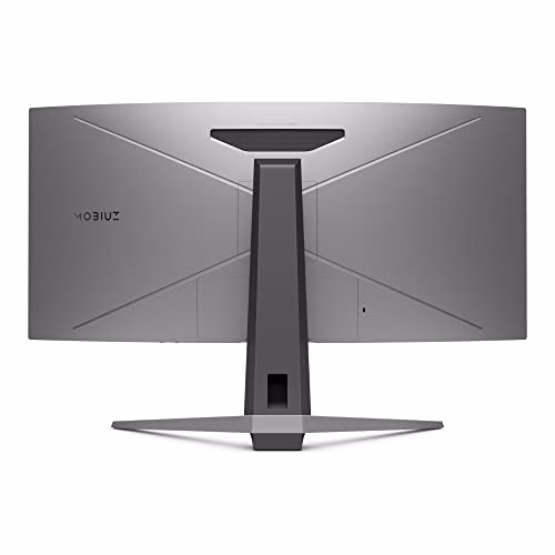 BenQ MOBIUZ EX3415R Monitor Curvo Gaming (34 pollici, IPS, Ultrawide, 2K, 144 Hz, 1ms, HDR 400, FreeSync Premium Pro, telecomando)