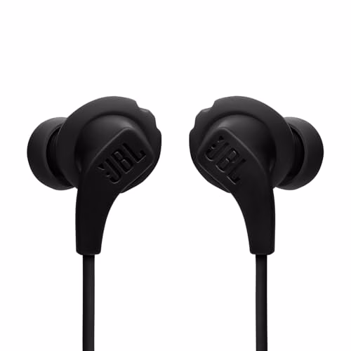 JBL Endurance RUN 2 Auricolari Wireless In-Ear, Cuffie Magnetiche a Prova di Sudore per Attività Sportive, con Tecnologia FlipHook, Waterproof IPX5, fino a 10 h di Autonomia, Nero