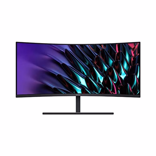 HUAWEI MateView GT 34'' Ultrawide Curvo Gaming Monitor, Display 165Hz, 21:9, Gamma Colori P3livello filmato, 1,07 miliardi di Colori, HDR, TÜV Rheinland, HDMI, DP, Nero (53060238)