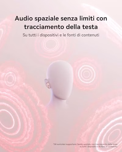 HUAWEI Freebuds 7i, Auricolari Bluetooth, Cancellazione Attiva del Rumore 4.0, Audio Spaziale Senza Limiti, iOS & Android, Chiamate Stabili e Cristalline, Adattamento Perfetto, Garanzia di 30 mesi