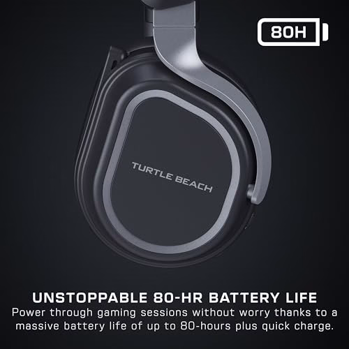 Turtle Beach Stealth 700 Nero Xbox Cuffie da Gioco Wireless con 80 ora Batteria, Altoparlanti da 60mm, Doppi trasmettitori e Bluetooth per Xbox Series X o S, Xbox One, PC e Mobile