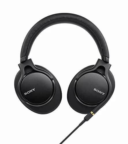 Sony MDR-1AM2 - Cuffie over-ear con microfono, Hi-Res Audio, Driver HD 40mm, 360 Reality Audio, Nero