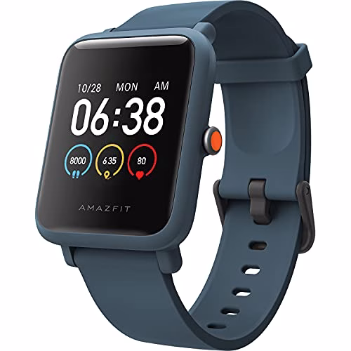 Amazfit Bip S Lite Smartwatch Orologio Fitness Tracker, Display Always-on, 150 Quadranti, Durata Batteria 30 Giorni, Impermeabil 5 ATM, Montoraggio della Frequenza Cardiaca, Notifiche Messaggi
