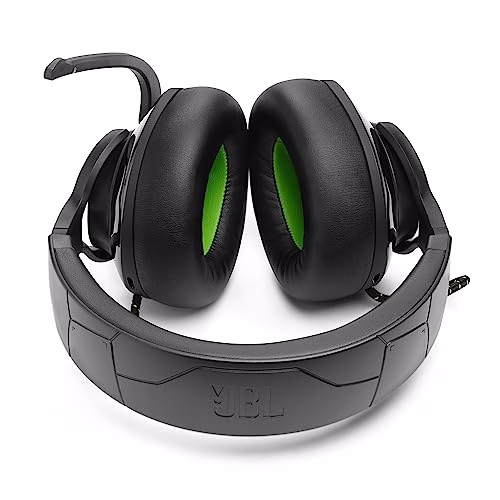 JBL Quantum 910X Cuffie Gaming Over Ear Wireless Bluetooth per Xbox, Cancellazione Attiva del Rumore, Head Tracking, Microfono a Braccio, Compatibili anche con PC e altre Console, Nero