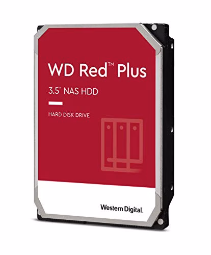 Western Digital WD HDD Red Plus 4TB 256MB 3,5
