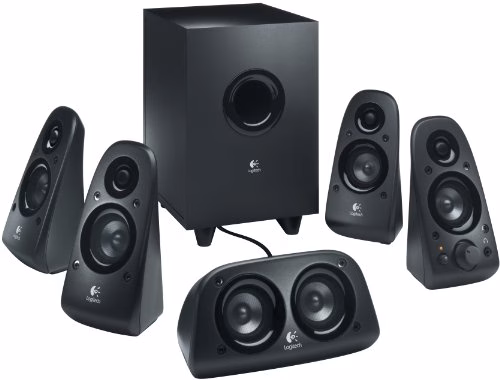 Logitech Z506 Sistema Altoparlanti Stereo 3D, 150 W, Dolby Surround 5.1, Nero