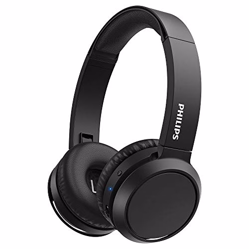 Philips H4205BK/00 Cuffie Bluetooth con Tasto Bass Boost, Bluetooth, 29 Ore di Riproduzione, Funzione Ricarica Rapida, Isolamento dai Rumori, Richiudibile, Modello 2020/2021, Nero