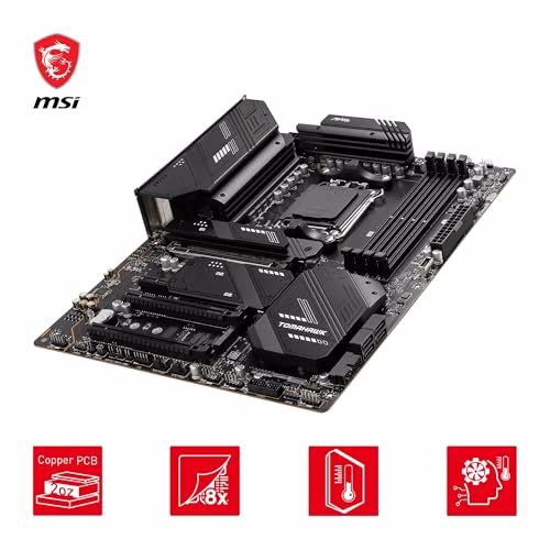 MSI MAG X670E TOMAHAWK WIFI Scheda Madre ATX - Supporta AMD Ryzen 7000, AM5-80A SPS VRM, DDR5 Memory Boost 6600+MHz/OC, PCIe 5.0 x16, M.2 Gen5, Wi-Fi 6E