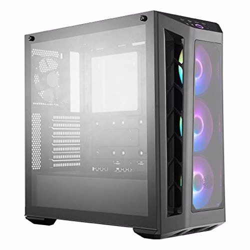 Cooler Master MasterBox MB530P ARGB - Case PC ATX con 3 Pannelli in Vetro Temperato, 3 x 120mm Ventole Premontate, Configurazioni Flessibili Airflow - ARGB