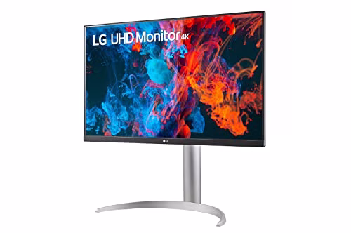 LG 27UP650P Monitor 27" UltraHD 4K LED IPS HDR 400, 3840x2160, 5ms, AMD FreeSync 60Hz, HDMI 2.0 (HDCP 2.2), Display Port 1.4, AUX, Stand Pivot, Schermo Antiriflesso, Flicker Safe, Bianco