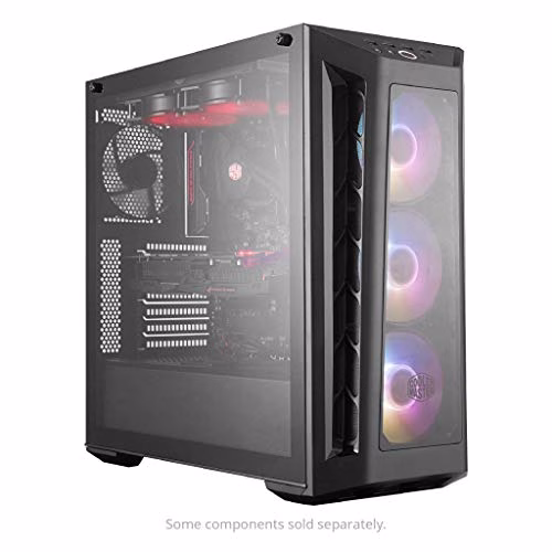 Cooler Master MasterBox MB530P ARGB - Case PC ATX con 3 Pannelli in Vetro Temperato, 3 x 120mm Ventole Premontate, Configurazioni Flessibili Airflow - ARGB